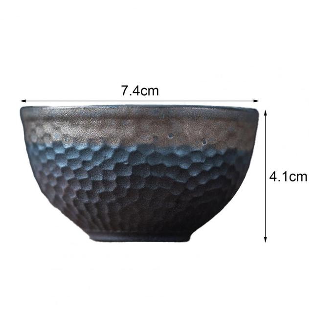 Retro handmade ceramiczna filiżanka do herbaty w stylu kamionki - artykuł do domu - Wianko - 15