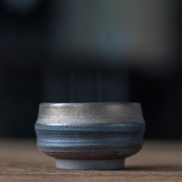Retro handmade ceramiczna filiżanka do herbaty w stylu kamionki - artykuł do domu - Wianko - 5