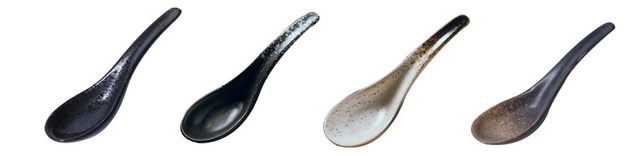 Ręcznie robiona chińska łyżka w stylu retro z ceramiki porcelanowej, idealna do zup, prosty design kuchenny - H158 - Wianko - 2