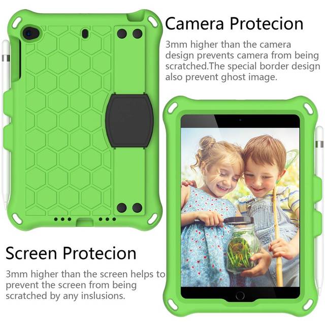 Etui na tablet iPad Mini z paskiem - Materiały EVA - Funkcja wspornika - Dla dzieci - Wianko - 5