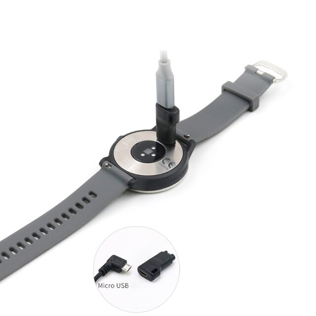 Żeński konwerter Micro USB do ładowania 4-pin dla zegarków Garmin Quatix 5 Sapphire, Vivosport, Vivoactive 3/3T oraz D2 Charlie - Wianko - 5