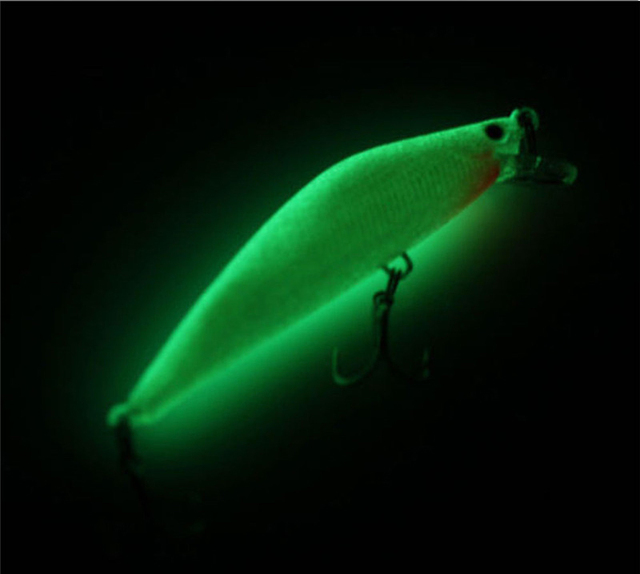 Przynęta na ryby 3D Luminous, długość 7cm, waga 8g, twarde Crankbaits, dla Bassa, Pike'a i Carp'a - Wianko - 1