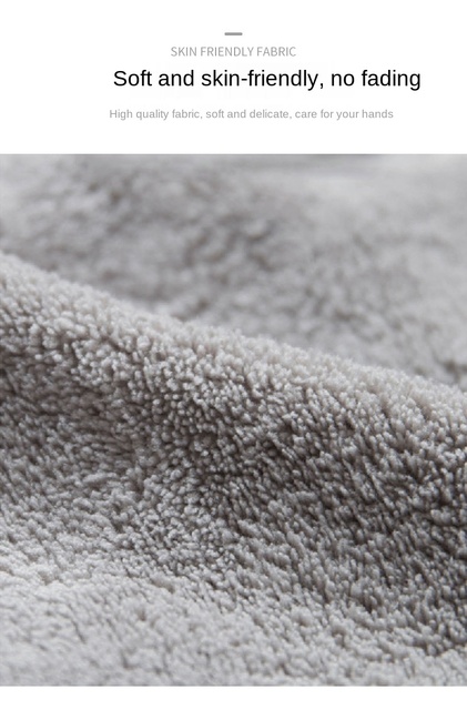 Chusteczka tkaninowa Kawaii Coral Fleece Absorbent do łazienki - zdobądź śliczny ręcznik do zawieszenia na ścianie - Wianko - 7