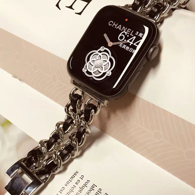 Luksusowy skórzany pasek do zegarka Apple 6 SE 5 4 3 (44mm/40mm) - damski - Wianko - 20