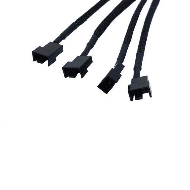 SATA 15Pin do 1, 2, 3 lub 4 * 3Pin/4Pin Splitter Hub konwerter Adapter PWM kabel zasilający do wentylatora chłodzącego komputera - Wianko - 11