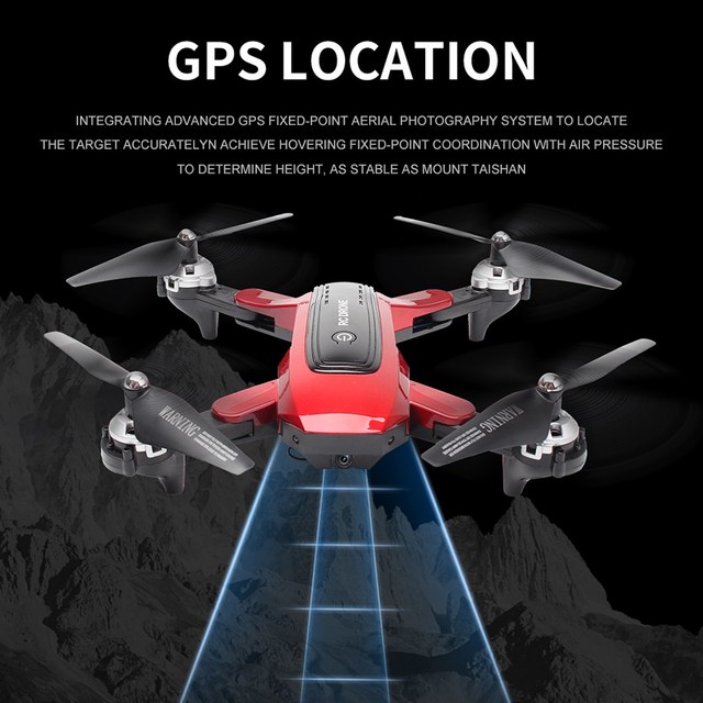 Dron z kamerą GPS 1080P WiFi FPV i funkcją trybu bezgłowego, wysokości i zdalnego sterowania - Wianko - 6