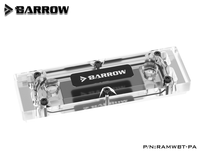 Zestaw bloków wodnych RAM BARROW 4 kanały ARGB 5V 3PIN AURA SYNC - 2 szt. RAMWBT-PA - Wianko - 7