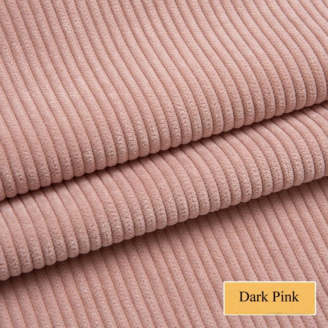 Wysokiej jakości sztruksowa pikowana tkanina poliestrowa do majsterkowania i tapicerki - Wianko - 12