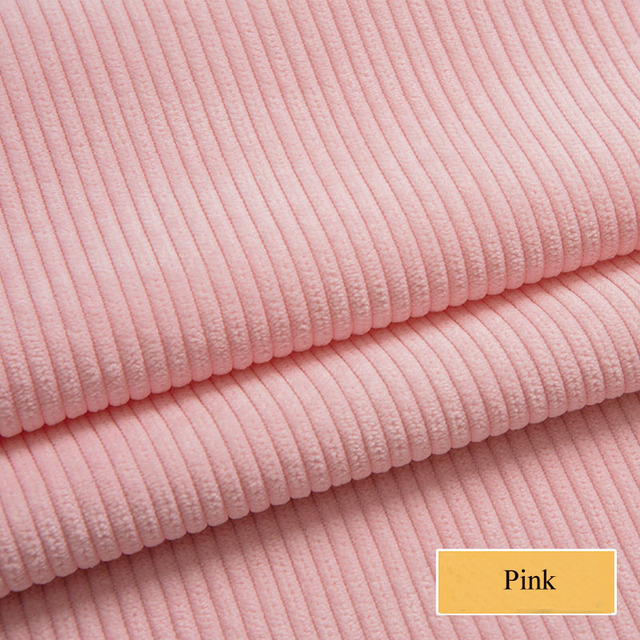 Wysokiej jakości sztruksowa pikowana tkanina poliestrowa do majsterkowania i tapicerki - Wianko - 22