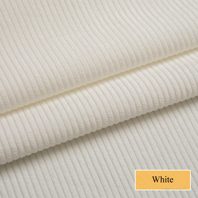 Wysokiej jakości sztruksowa pikowana tkanina poliestrowa do majsterkowania i tapicerki - Wianko - 26