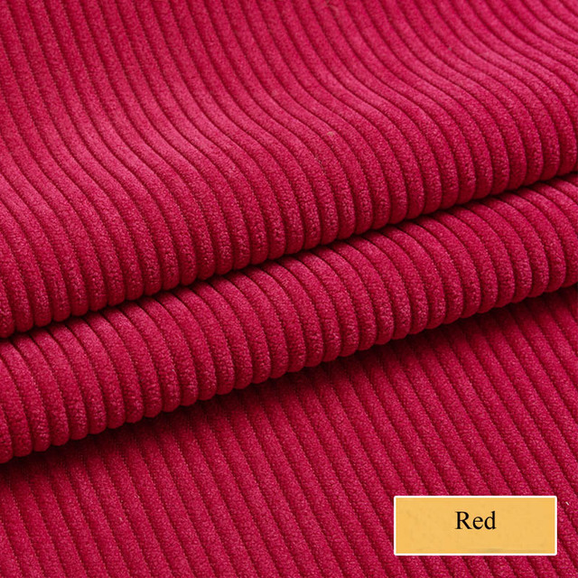 Wysokiej jakości sztruksowa pikowana tkanina poliestrowa do majsterkowania i tapicerki - Wianko - 23