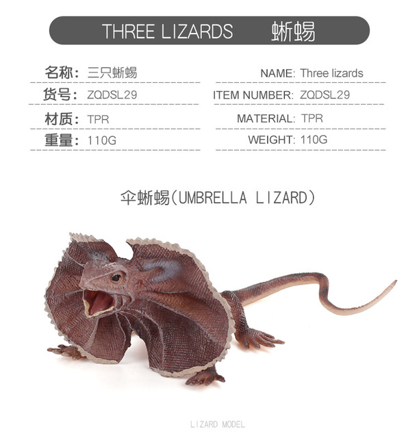 Figurka amfibia jaszczurka kameleon - model naukowy do dekoracji i zabawy - Montessori - Halloween - prezent - Wianko - 12