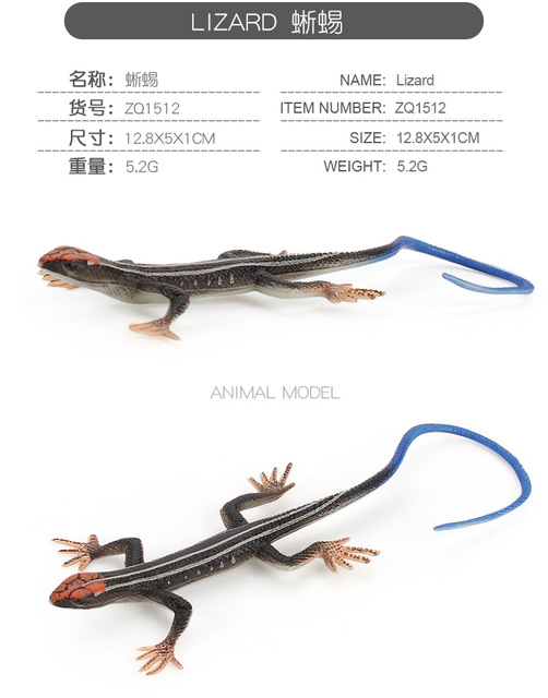 Figurka amfibia jaszczurka kameleon - model naukowy do dekoracji i zabawy - Montessori - Halloween - prezent - Wianko - 5