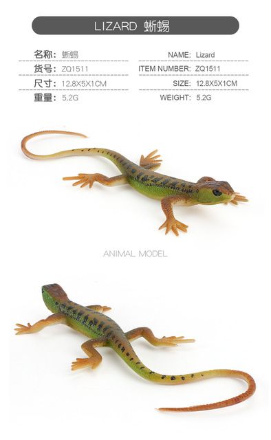 Figurka amfibia jaszczurka kameleon - model naukowy do dekoracji i zabawy - Montessori - Halloween - prezent - Wianko - 9