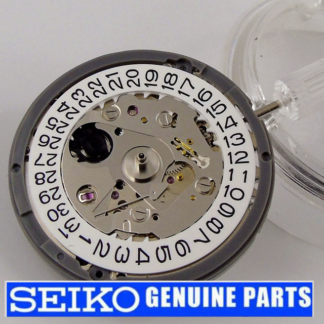 Mechaniczny zegarek NH36A NH35A Japonia 24 klejnoty, czarny/biały data koła, 21600 bph, wysokiej jakości części - Wianko - 13