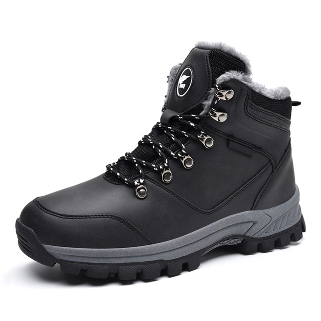 Zimowe buty górskie - mężczyźni i kobiety - wodoodporne buty trekkingowe i śnieżne do outdooru - botki turystyczne - Wianko - 2