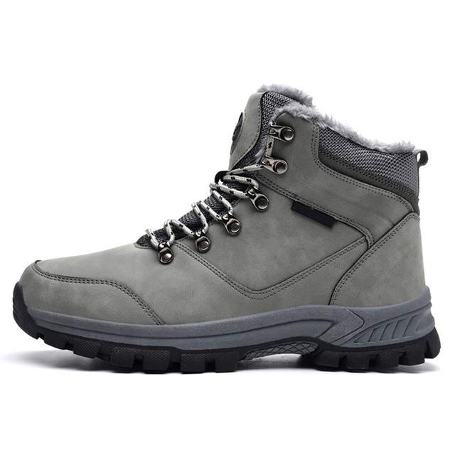 Zimowe buty górskie - mężczyźni i kobiety - wodoodporne buty trekkingowe i śnieżne do outdooru - botki turystyczne - Wianko - 19