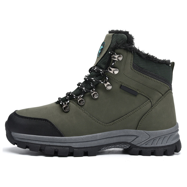 Zimowe buty górskie - mężczyźni i kobiety - wodoodporne buty trekkingowe i śnieżne do outdooru - botki turystyczne - Wianko - 16