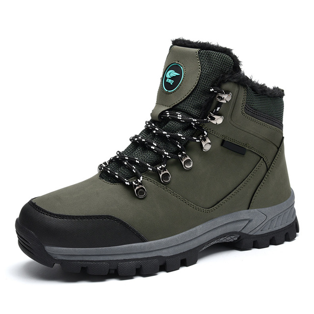Zimowe buty górskie - mężczyźni i kobiety - wodoodporne buty trekkingowe i śnieżne do outdooru - botki turystyczne - Wianko - 15
