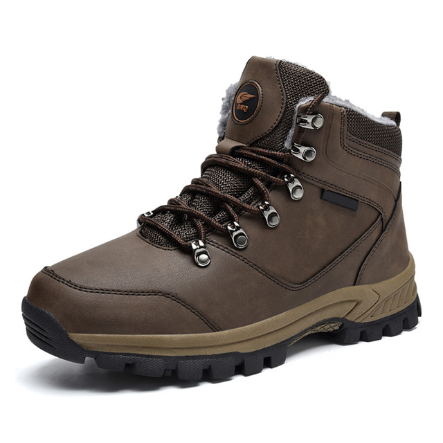 Zimowe buty górskie - mężczyźni i kobiety - wodoodporne buty trekkingowe i śnieżne do outdooru - botki turystyczne - Wianko - 9