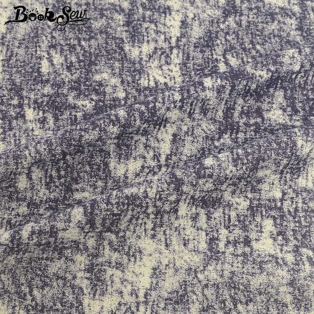 Tkanina bawełniana lniana niebieska Booksew do szycia poduszek, obrusów, toreb, kurtyn i poduszek Zakka - tekstylia domowe - Wianko - 3