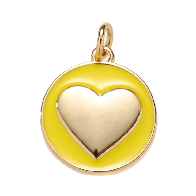 Pipitree wisiorek w kształcie serca do własnoręcznego tworzenia biżuterii - złoty kolor - Wianko - 8