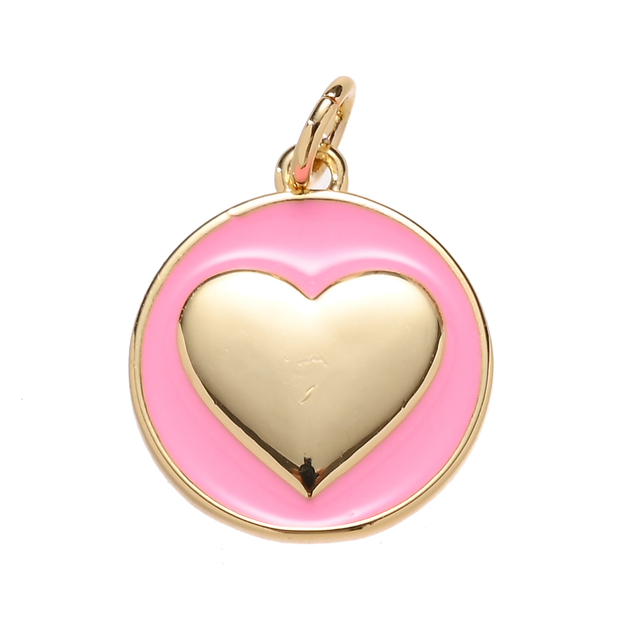 Pipitree wisiorek w kształcie serca do własnoręcznego tworzenia biżuterii - złoty kolor - Wianko - 10