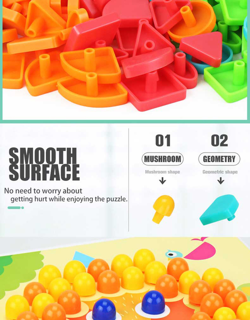 Drewniana gra DIY 3D Pin Puzzle dla dzieci, deska edukacyjna z kolorowymi motywami dla chłopców od 1 do 3 lat - Wianko - 9