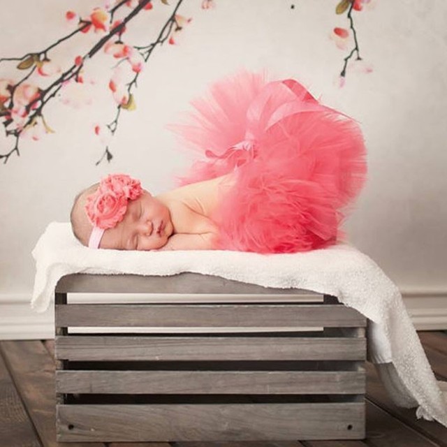 Nowa słodka różowa dziewczynka Tutu TS012 - spódnica z szydełkową opaską na urodziny - Wianko - 15