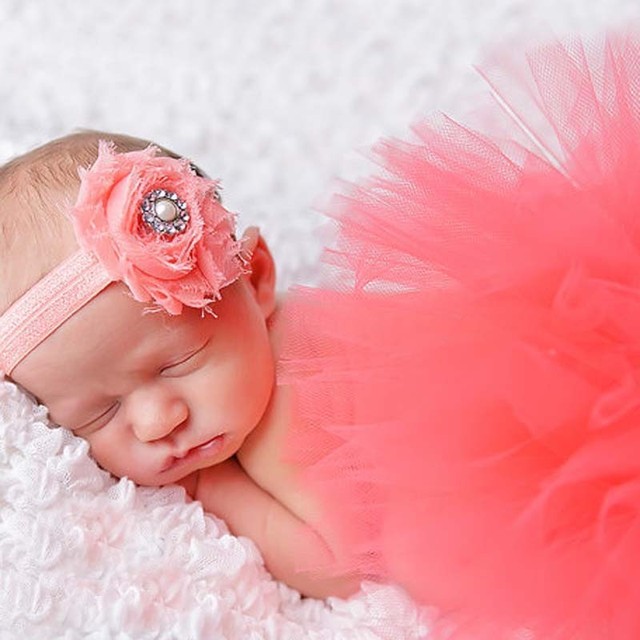 Nowa słodka różowa dziewczynka Tutu TS012 - spódnica z szydełkową opaską na urodziny - Wianko - 16