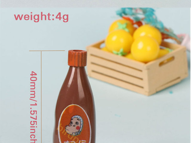 Miniaturowe jedzenie dla lalki - Mini mleko owoce Dink Re-ment Doll (1/12 OB11 Blyth Barbies) - Wianko - 6