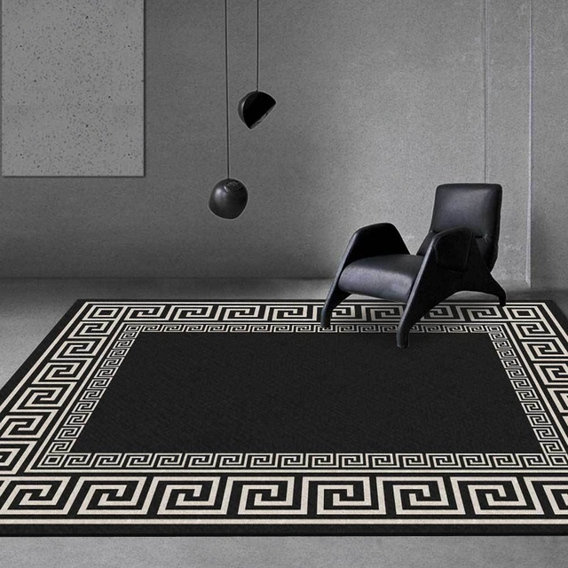 Geometryczny dywan 3D do łazienki, pokoju gościnnego i sypialni - Wianko - 4