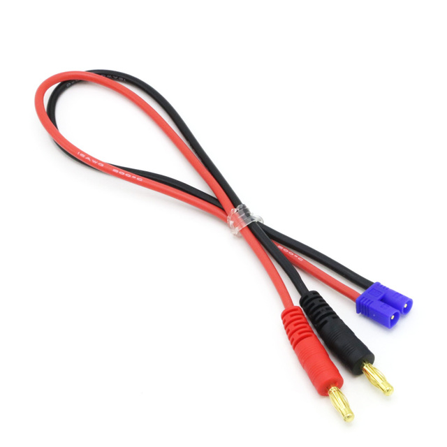 Imax B6 kabel ładowarki Lipo z wtykiem bananowym 4.0mm Amass MPX AS150 XT90 TRX XT60 EC5, 30CM, 12AWG - Wianko - 7