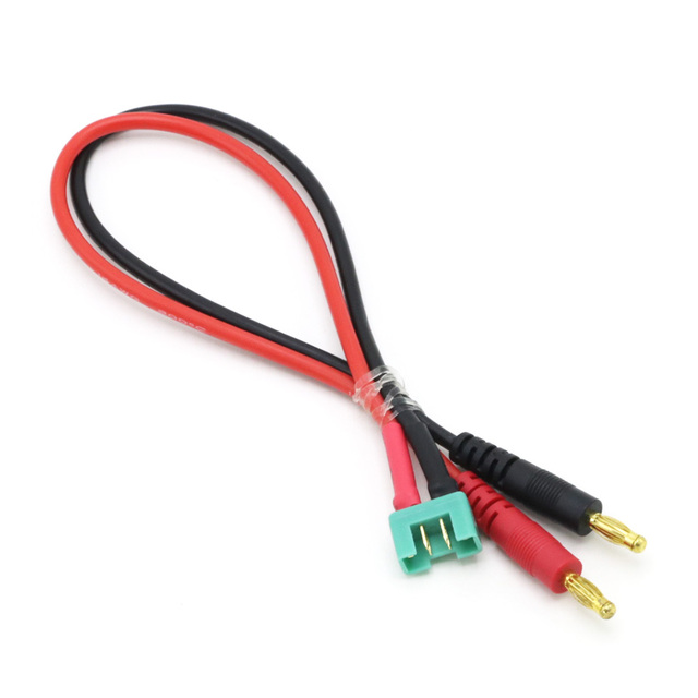 Imax B6 kabel ładowarki Lipo z wtykiem bananowym 4.0mm Amass MPX AS150 XT90 TRX XT60 EC5, 30CM, 12AWG - Wianko - 14