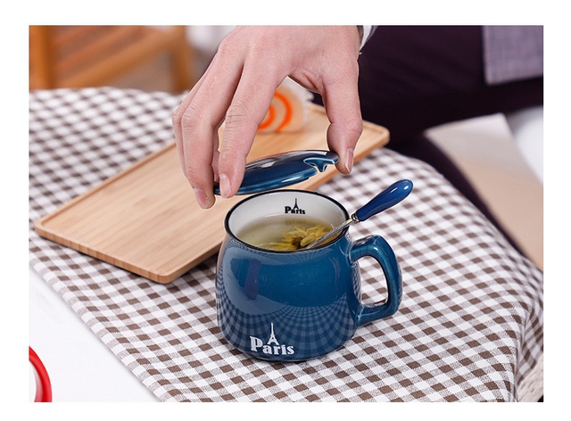 Japoński kubek ceramiczny z filtrującym uchwytem i zestawem filiżanek do kawy - prezent dla par, duże i ciepłe - Wianko - 7