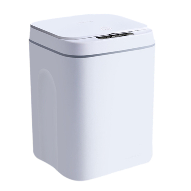 Inteligentny kosz na śmieci 14L z czujnikiem ruchu - idealny dla domu, biura, kuchni i łazienki - Wianko - 13