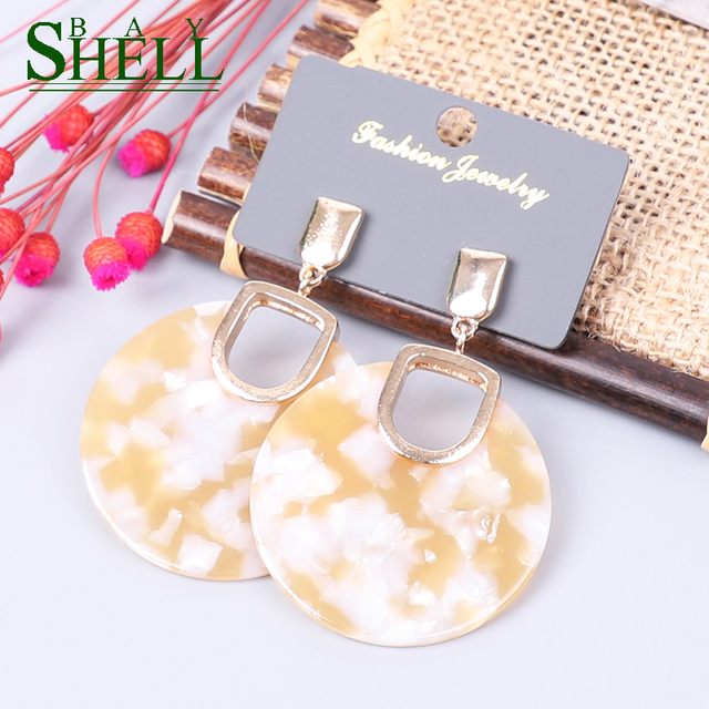 Kolczyki Drop Shell Bay 2020 - biżuteria Kpop dla kobiet, długie kolczyki Boho - Wianko - 6