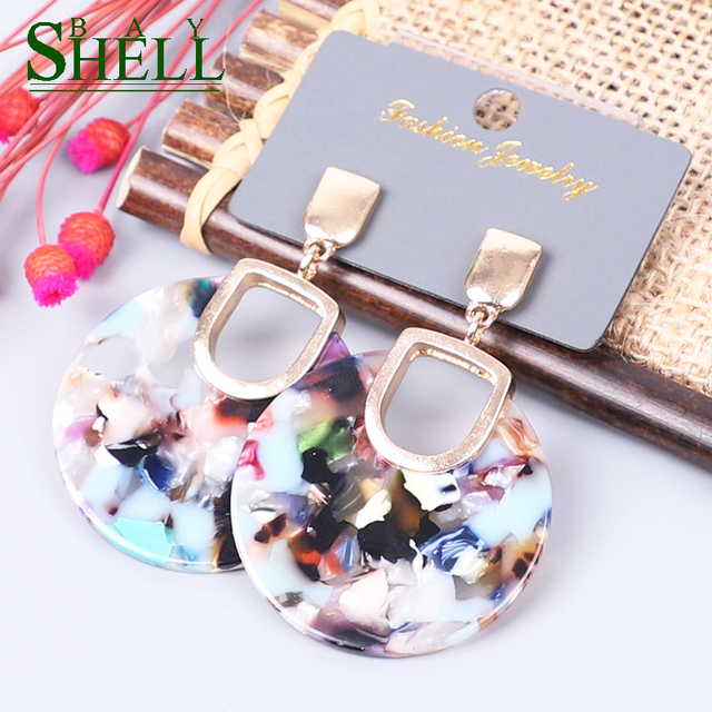 Kolczyki Drop Shell Bay 2020 - biżuteria Kpop dla kobiet, długie kolczyki Boho - Wianko - 9