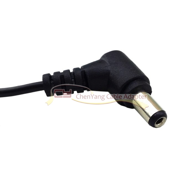 Kabel ładowania USB 2.0 A męski 80cm z 90-stopniowym wtykiem 5.5x2.5mm DC 5V - Wianko - 2
