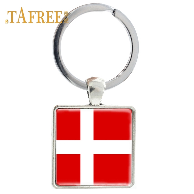 Breloczek na klucze TAFREE - flaga Danii, najszczęśliwszy kraj, pamiątka - Wianko - 18
