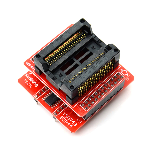 Adapter IC + klip SOP44 do MiniPro - Profesjonalny test produktu TSOP48 Upmely V3 dla TL866CS TL866A TL866II PLUS - Wianko - 5