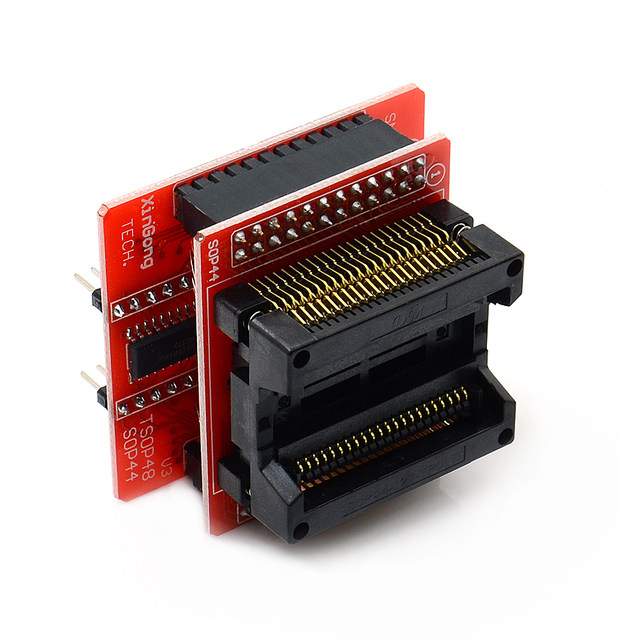 Adapter IC + klip SOP44 do MiniPro - Profesjonalny test produktu TSOP48 Upmely V3 dla TL866CS TL866A TL866II PLUS - Wianko - 11