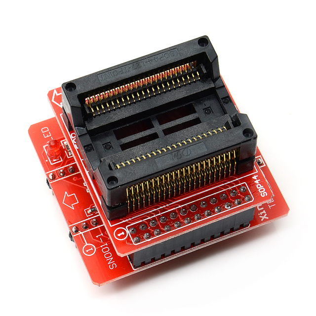 Adapter IC + klip SOP44 do MiniPro - Profesjonalny test produktu TSOP48 Upmely V3 dla TL866CS TL866A TL866II PLUS - Wianko - 8