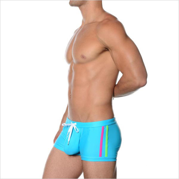 Kąpielówki męskie nylonowe szybko schnące plażowe bokserki - letnia moda, idealne do surfowania i sportu - Wianko - 1
