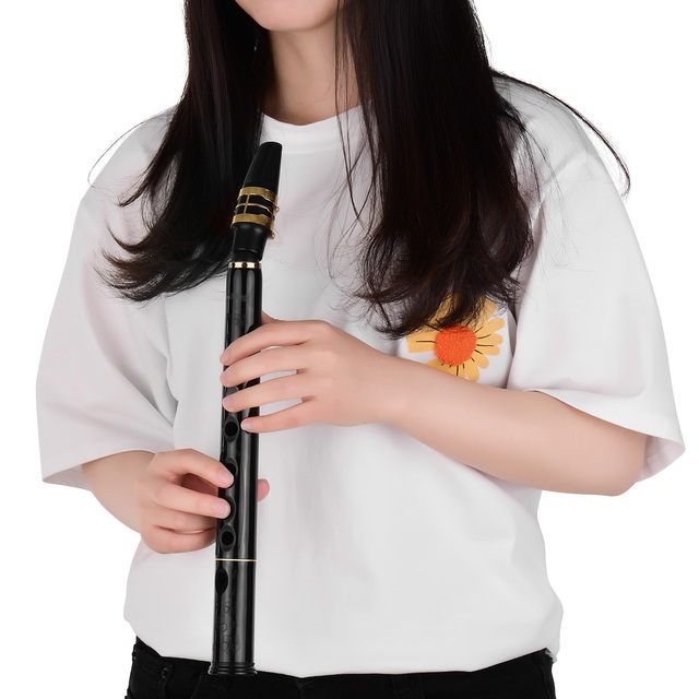 Mini saksofon przenośny Pocket Sax - drewniany instrument dęty wraz z praktyczną torbą - akcesoria muzyczne - Wianko - 3
