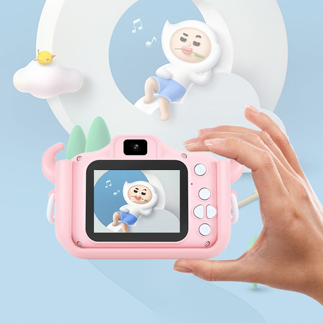 Mini aparat cyfrowy HD dla dzieci z ekranem 2.0 Cal - idealny prezent urodzinowy! - Wianko - 8