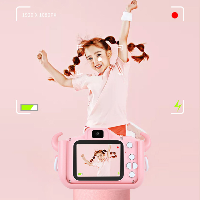 Mini aparat cyfrowy HD dla dzieci z ekranem 2.0 Cal - idealny prezent urodzinowy! - Wianko - 10