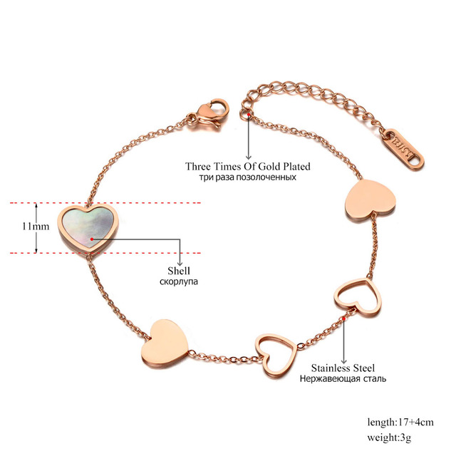 Naszyjnik typu Choker Lokaer z nierdzewnej stali tytanowej i białą powłoką - serce, naszyjniki bransoletki - modne zestawy biżuterii dla kobiet i dziewcząt - Wianko - 7