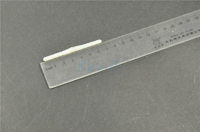 Broszka plastikowa do RC modelu samolotu - średnica zawiasów 4.5mm x L67mm (10 sztuk) - Wianko - 5