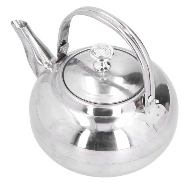 Dzbanek do herbaty ze stali nierdzewnej z sitkiem do herbatek - elegant tea kettle - Wianko - 4